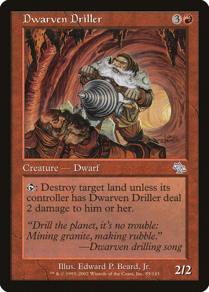 Dwarven Driller [Judgment] Magic: The Gathering