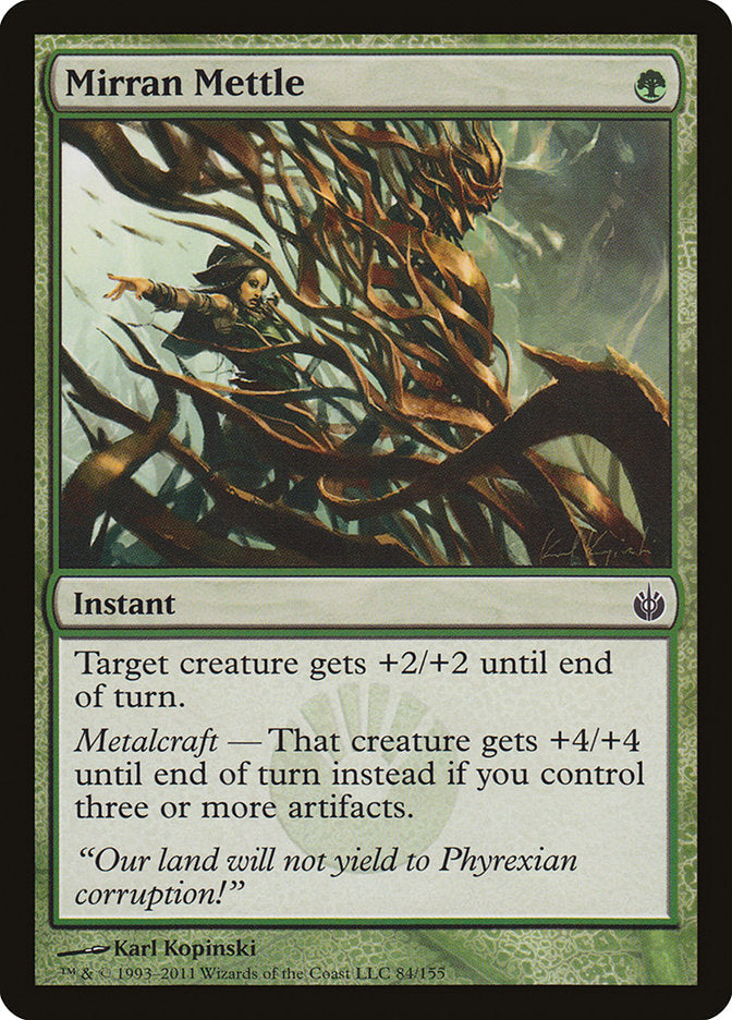 Mirran Mettle [Mirrodin Besieged] Magic: The Gathering