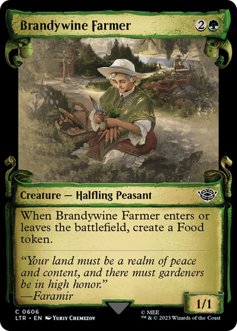Brandywine Farmer [The Lord of the Rings: Tales of Middle-Earth Showcase Scrolls] Magic: The Gathering