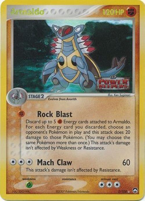Armaldo (3/108) (Stamped) [EX: Power Keepers] Pokémon