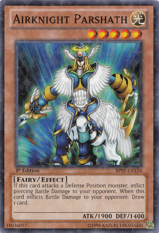 Airknight Parshath [BP01-EN124] Starfoil Rare Yu-Gi-Oh!