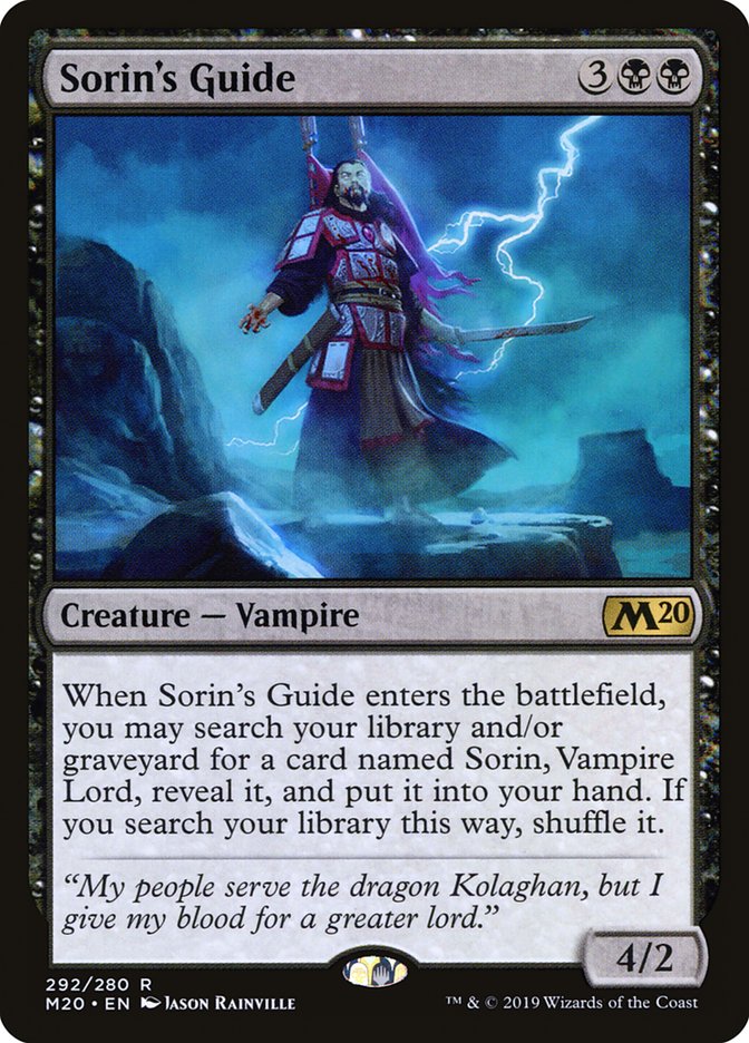 Sorin's Guide [Core Set 2020] Magic: The Gathering