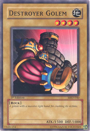 Destroyer Golem [MRD-040] Common Yu-Gi-Oh!