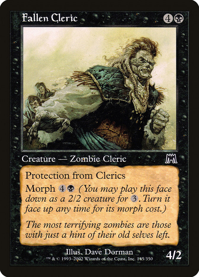 Fallen Cleric [Onslaught] Magic: The Gathering