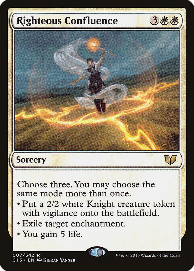 Righteous Confluence [Commander 2015] Magic: The Gathering