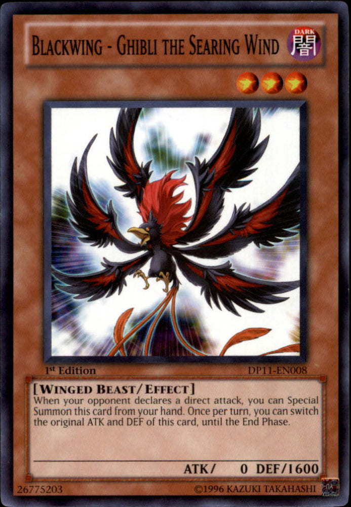 Blackwing - Ghibli the Searing Wind [DP11-EN008] Common Yu-Gi-Oh!