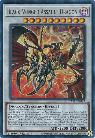 Black-Winged Assault Dragon [DABL-EN042] Ultra Rare Yu-Gi-Oh!
