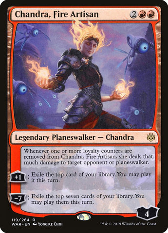 Chandra, Fire Artisan [War of the Spark] Magic: The Gathering