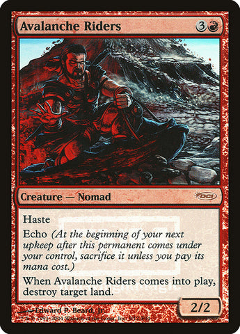 Avalanche Riders [Friday Night Magic 2004] Magic: The Gathering