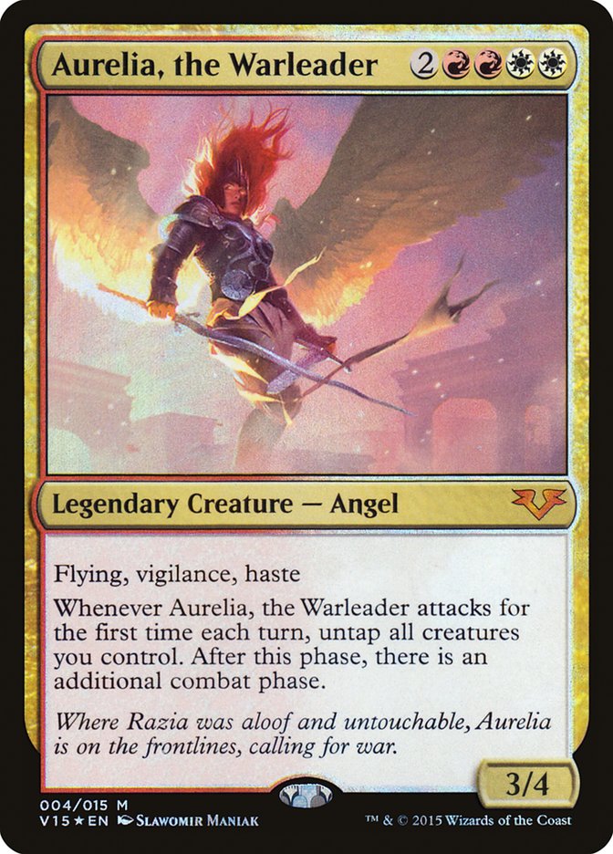 Aurelia, the Warleader [From the Vault: Angels] Magic: The Gathering