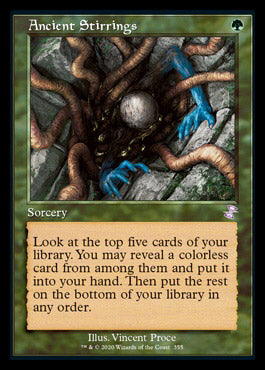 Ancient Stirrings (Timeshifted) [Time Spiral Remastered] Magic: The Gathering