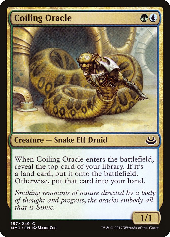 Coiling Oracle [Modern Masters 2017] Magic: The Gathering
