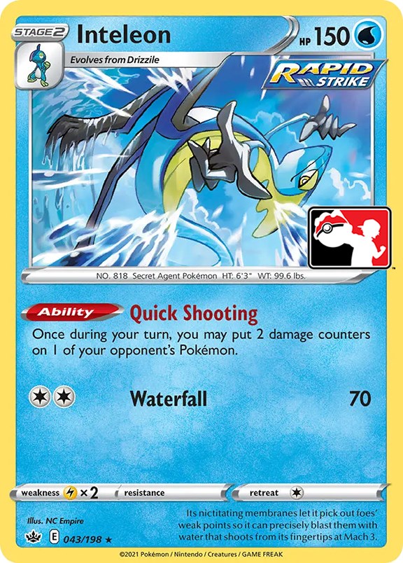 Inteleon (43) (043/198) [Prize Pack Series One] Pokémon