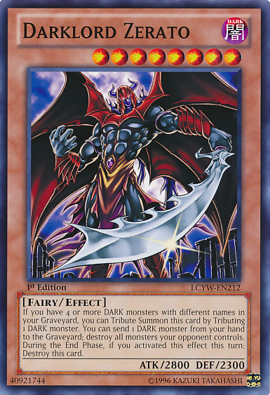 Darklord Zerato [LCYW-EN212] Common Yu-Gi-Oh!