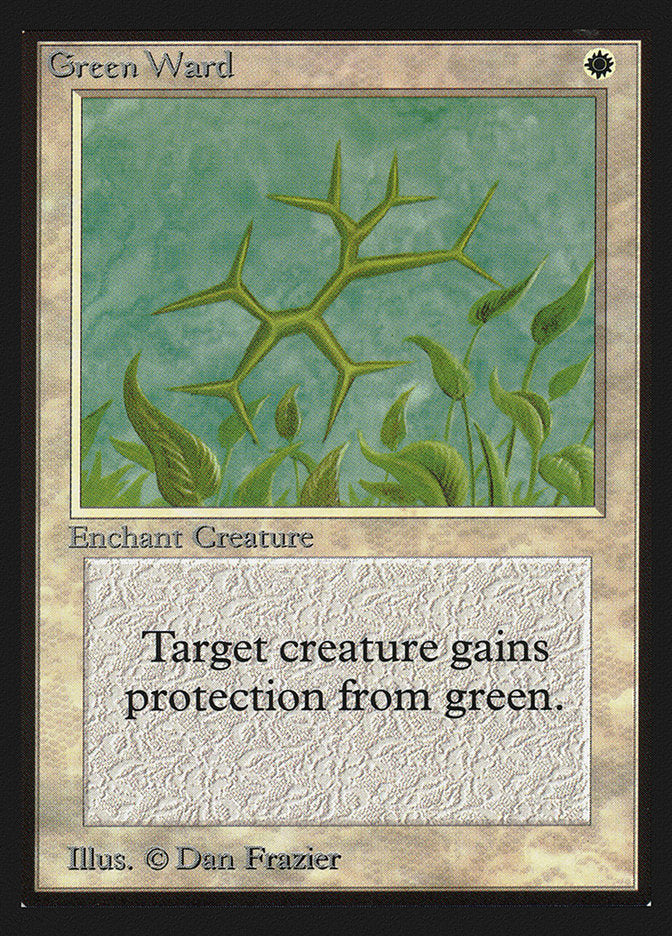 Green Ward [Collectors' Edition] Magic: The Gathering
