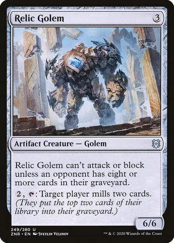 Relic Golem [Zendikar Rising] Magic: The Gathering