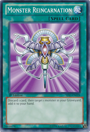 Monster Reincarnation [SDLI-EN028] Common Yu-Gi-Oh!