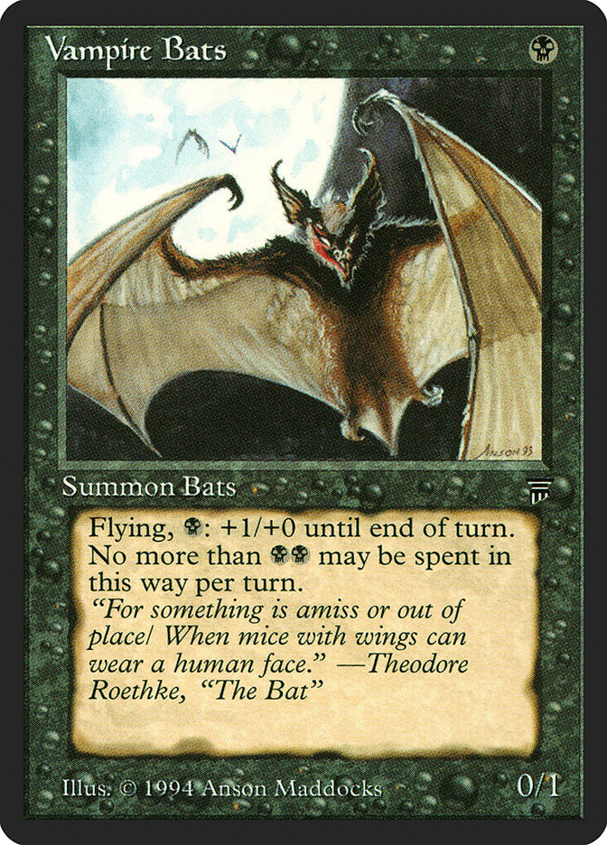 Vampire Bats [Legends] Magic: The Gathering