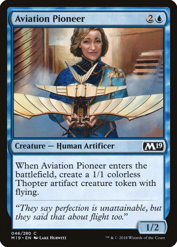 Aviation Pioneer [Core Set 2019] Magic: The Gathering