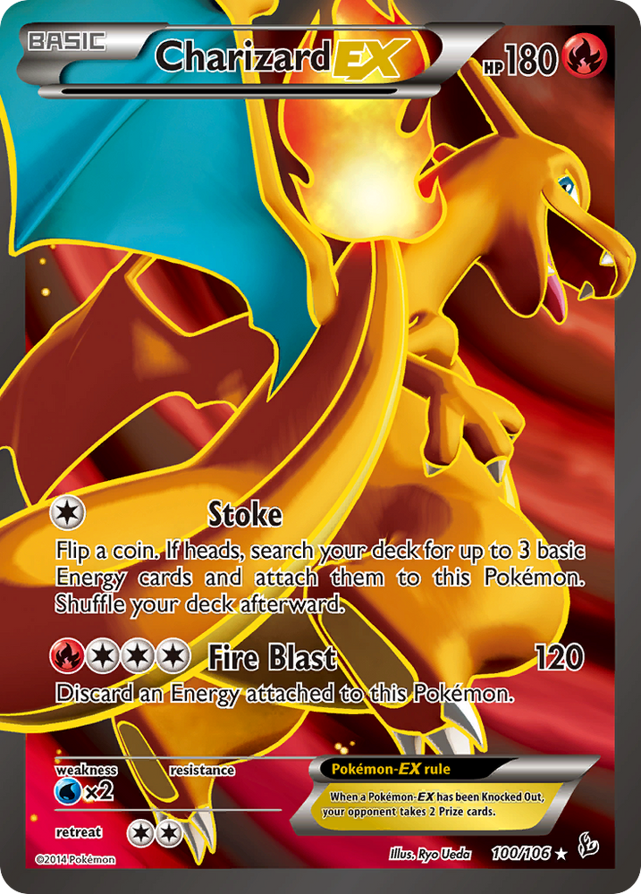 Charizard EX (100/106) [XY: Flashfire] Pokémon