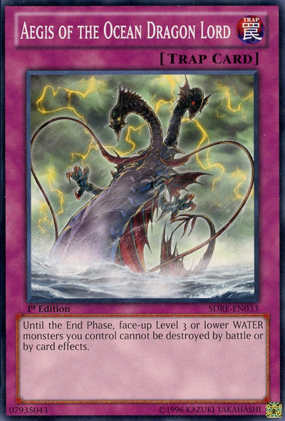 Aegis of the Ocean Dragon Lord [SDRE-EN033] Common Yu-Gi-Oh!