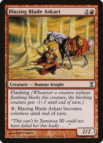 Blazing Blade Askari [Time Spiral] Magic: The Gathering