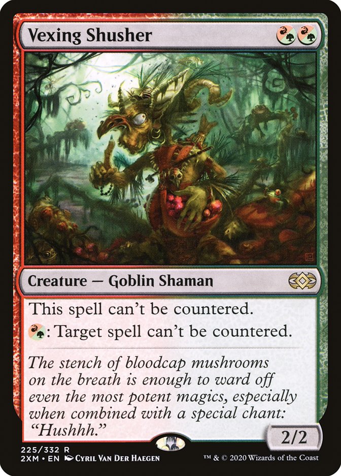 Vexing Shusher [Double Masters] Magic: The Gathering