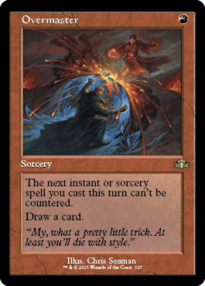 Overmaster (Retro) [Dominaria Remastered] Magic: The Gathering