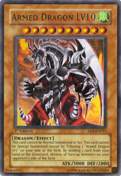 Armed Dragon LV10 [DP2-EN013] Ultra Rare Yu-Gi-Oh!