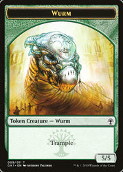 Wurm // Saproling Double-Sided Token [Guilds of Ravnica Guild Kit Tokens] Magic: The Gathering