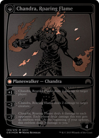 Chandra, Fire of Kaladesh // Chandra, Roaring Flame [San Diego Comic-Con 2015] Magic: The Gathering