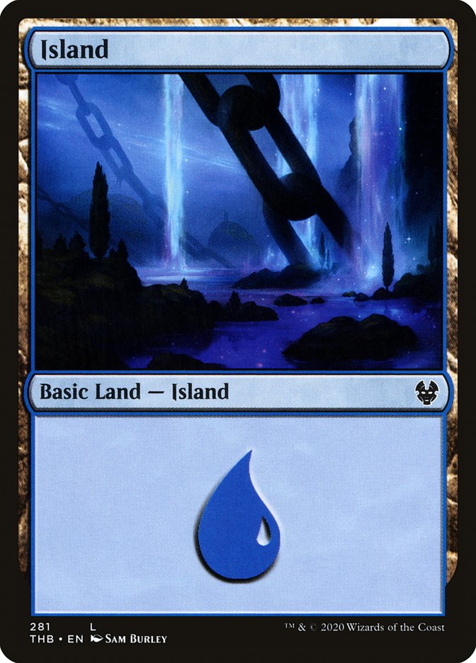 Island (281) [Theros Beyond Death] Magic: The Gathering