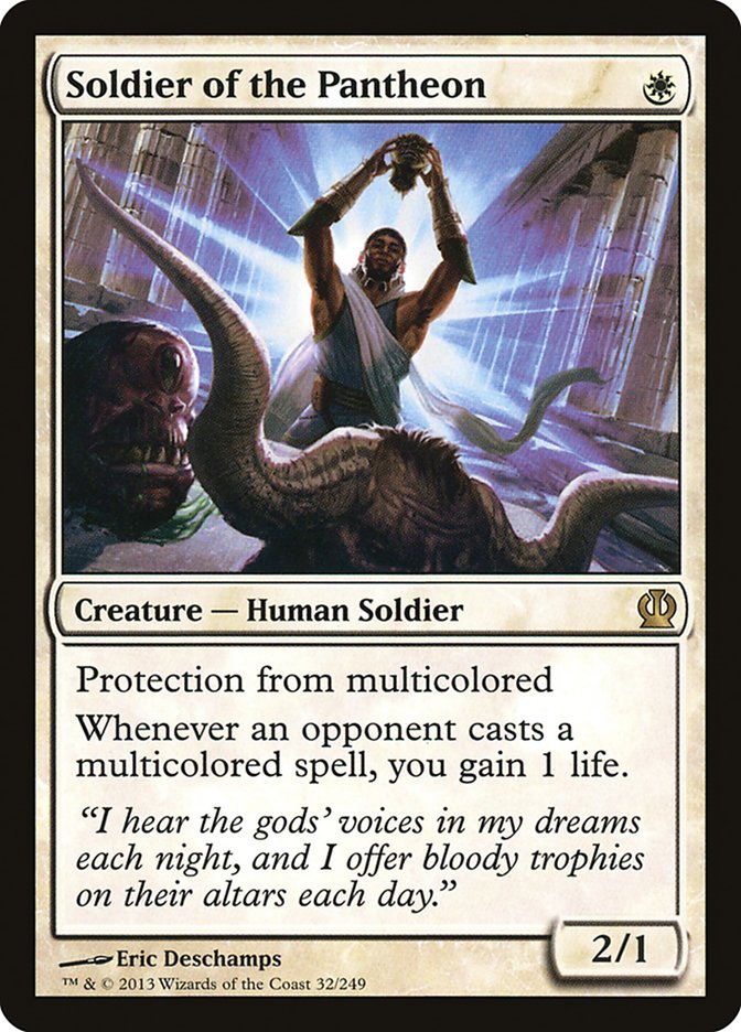 Soldier of the Pantheon [Theros] Magic: The Gathering