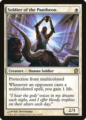 Soldier of the Pantheon [Theros] Magic: The Gathering