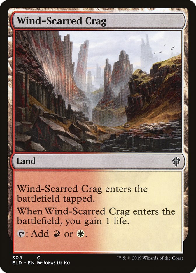 Wind-Scarred Crag [Throne of Eldraine] Magic: The Gathering