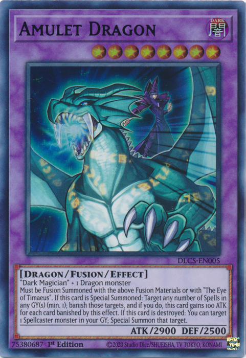 Amulet Dragon (Purple) [DLCS-EN005] Ultra Rare Yu-Gi-Oh!