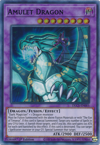 Amulet Dragon (Purple) [DLCS-EN005] Ultra Rare Yu-Gi-Oh!