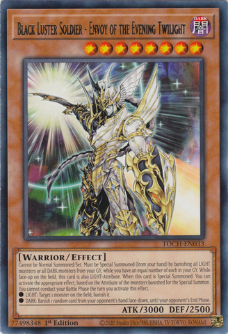 Black Luster Soldier - Envoy of the Evening Twilight [TOCH-EN033] Rare Yu-Gi-Oh!