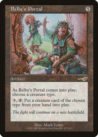 Belbe's Portal [Nemesis] Magic: The Gathering