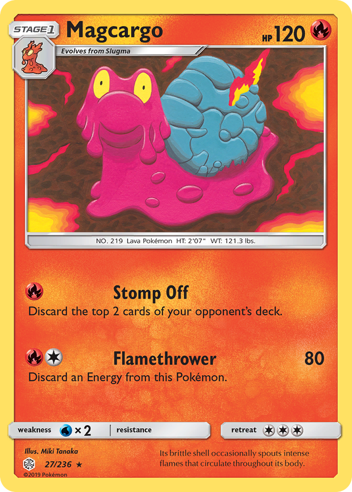 Magcargo (27/236) [Sun & Moon: Cosmic Eclipse] Pokémon