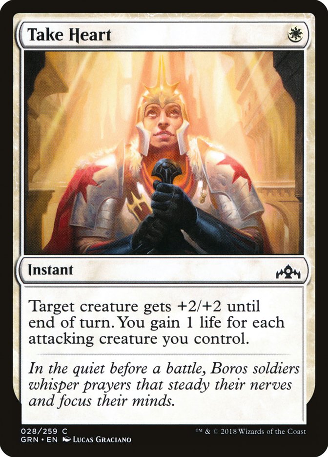 Take Heart [Guilds of Ravnica] Magic: The Gathering