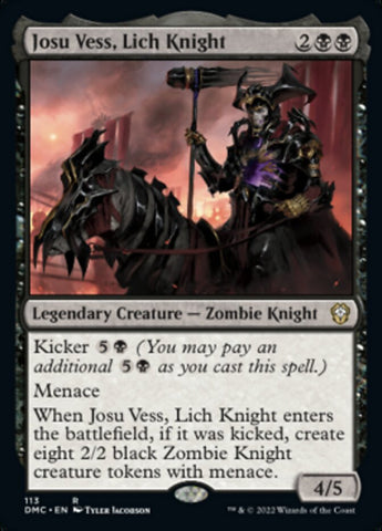 Josu Vess, Lich Knight [Dominaria United Commander] Magic: The Gathering