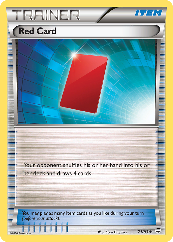 Red Card (71/83) [XY: Generations]