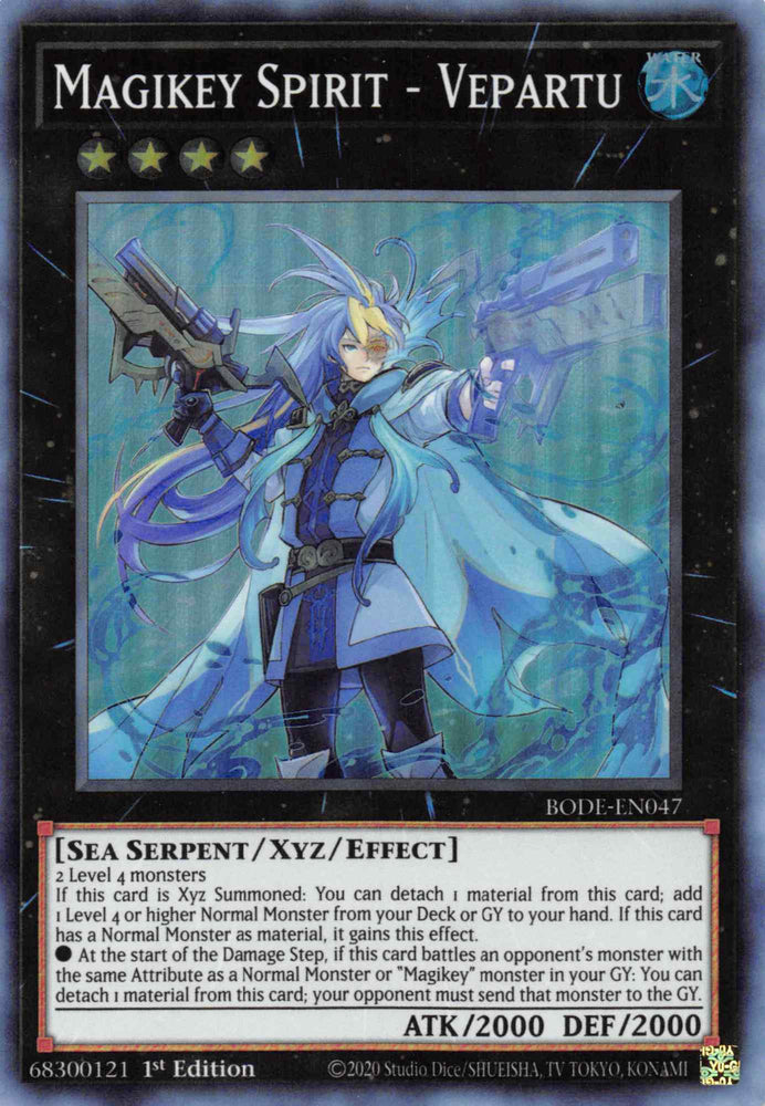 Magikey Spirit - Vepartu [BODE-EN047] Super Rare Yu-Gi-Oh!