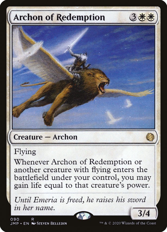Archon of Redemption [Jumpstart] Magic: The Gathering