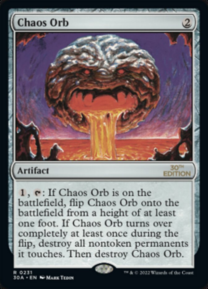 Chaos Orb [30th Anniversary Edition] Magic: The Gathering