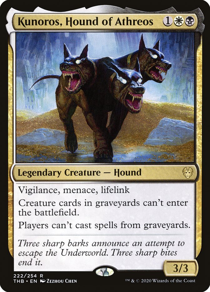 Kunoros, Hound of Athreos [Theros Beyond Death] Magic: The Gathering