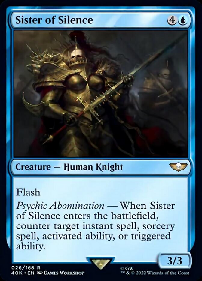 Sister of Silence [Warhammer 40,000] Magic: The Gathering