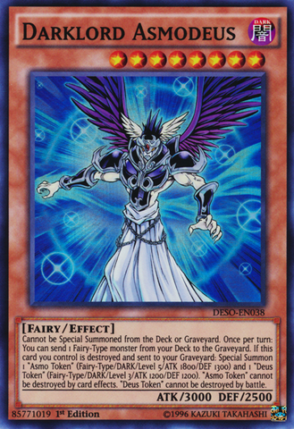 Darklord Asmodeus [DESO-EN038] Super Rare Yu-Gi-Oh!