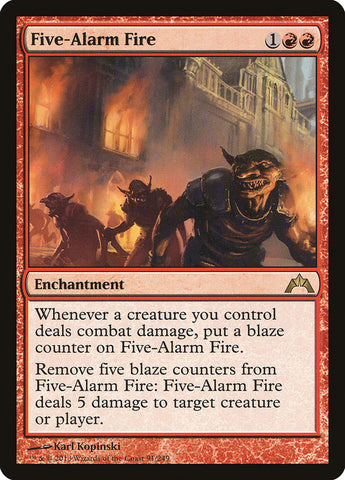 Five-Alarm Fire [Gatecrash] Magic: The Gathering